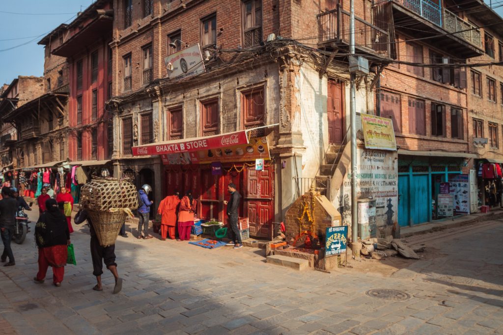Corners of Bhaktapur, in Nepal