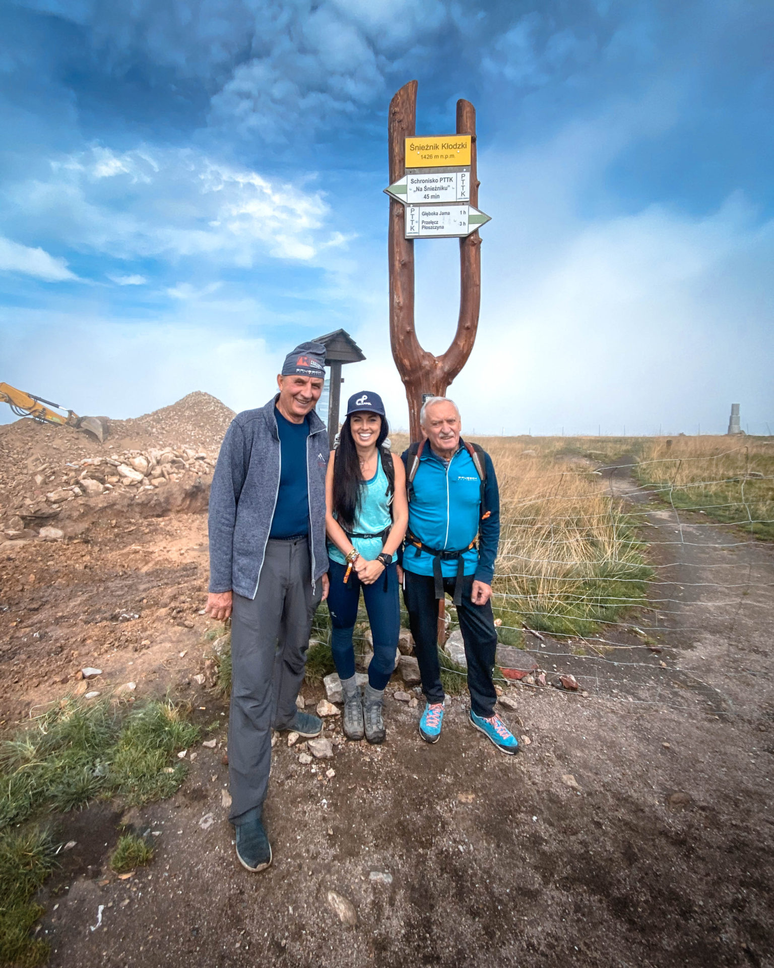 Lech Cichy and Krzysztof Wielicki were the first people to climb Everest, with Marta Misztal, góra Śnieżnik